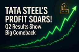 ਟਾਟਾ ਸਟੀਲ ਦੇ ਮੁਨਾਫੇ ਵਿੱਚ ਵੱਡੀ ਛਾਲ ਦੀ ਉਮੀਦ! 🚀 Q2 ਨਤੀਜੇ ਚੁਣੌਤੀਆਂ ਦੇ ਵਿਚਕਾਰ ਜ਼ਬਰਦਸਤ ਵਾਪਸੀ ਦਿਖਾਉਣਗੇ!