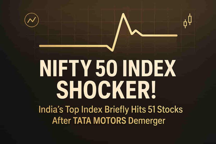 निफ्टी 50 मध्ये अनपेक्षित बदल: भारतातील टॉप इंडेक्स अचानक 51 स्टॉक्सपर्यंत कसा पोहोचला!