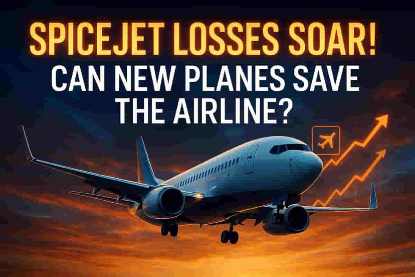 स्पाइसजेटला ₹633 कोटींचा तोटा! नवीन नेतृत्व आणि दुप्पट झालेला फ्लीट चमत्कारिक पुनरागमनास चालना देऊ शकेल का?