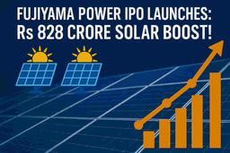 சோலார் பவர் IPO எச்சரிக்கை! ஃபியூஜியாமா சிஸ்டம்ஸ் இன்று திறப்பு - ரூ. 828 கோடி நிதி திரட்டும் இலக்கு! பிரகாசமாக ஒளிருமா?