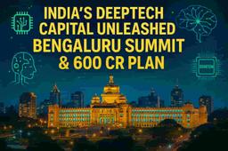 భారతదేశపు సిలికాన్ వ్యాలీ ఆవిష్కరణ: బెంగళూరు సమ్మిట్ & INR 600 కోట్ల డీప్టెక్ బ్లిట్జ్!