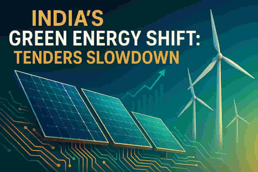 భారతదేశ గ్రీన్ ఎనర్జీ దూకుడుకు అడ్డంకి! టెండర్లు మందగింపు – పెట్టుబడిదారులకు ముఖ్య వార్త