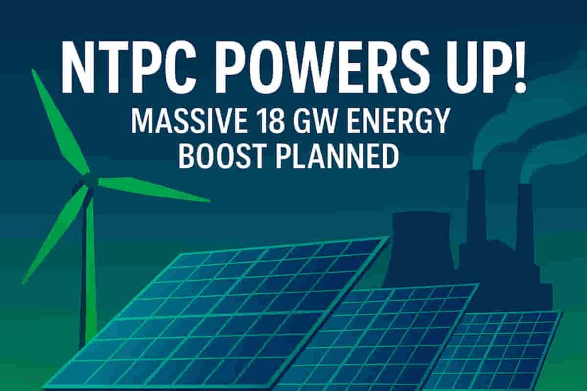 NTPC భారీ విద్యుత్ విస్తరణ: 2027 నాటికి 18 GW సామర్థ్యం పెంపు & లక్షల కోట్ల పెట్టుబడి!