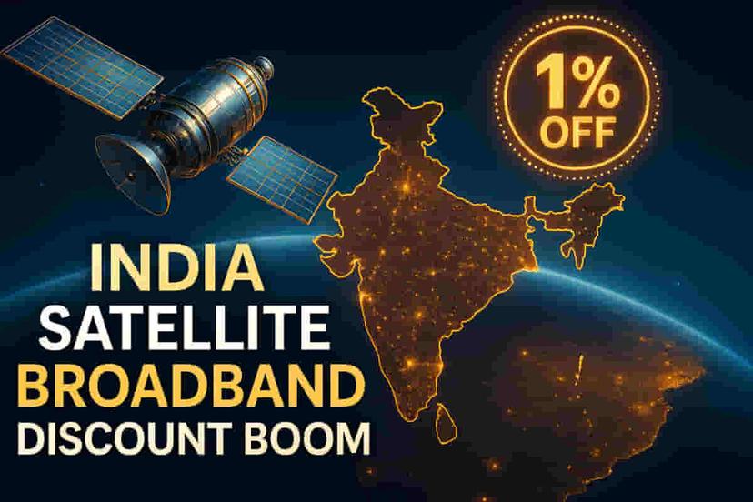మారుమూల ప్రాంతాలను అనుసంధానించడానికి, శాటిలైట్ ఇంటర్నెట్ కోసం స్పెక్ట్రమ్ డిస్కౌంట్ను భారత్ పరిశీలిస్తోంది