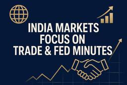 भारतीय बाजारपेठा जागतिक संकेतांना फॉलो करत आहेत: गुंतवणूकदार भारत-अमेरिका व्यापार चर्चा आणि फेड मिनिट्सवर लक्ष ठेवून आहेत