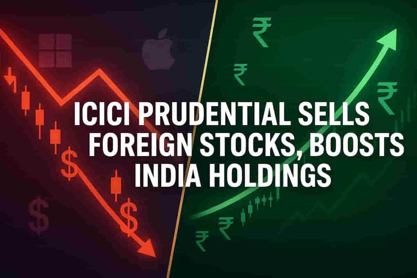 ICICI Prudential MF Sells Rs 5,800 Crore in Foreign Stocks, Boosts India Holdings