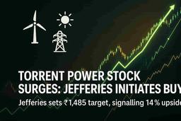 టారెంట్ పవర్ స్టాక్ జెఫరీస్ 'బై' ఇనిషియేషన్తో దూసుకెళ్లింది, PT ₹1,485గా నిర్ధారణ