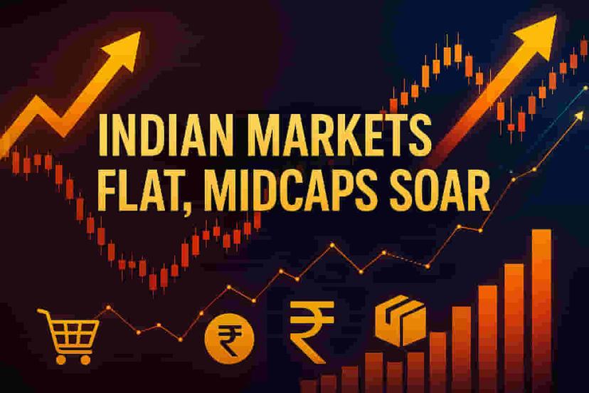 భారత మార్కెట్లు మిశ్రమంగా ప్రారంభం: సానుకూల Q2 ఆదాయ అంచనాల మధ్య మిడ్క్యాప్లు మెరుగ్గా రాణించాయి