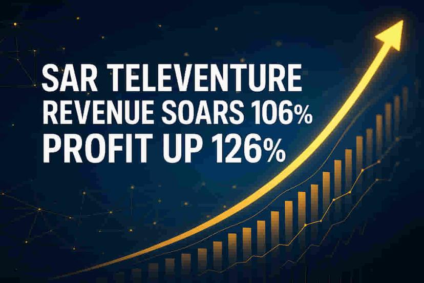 SAR Televenture Ltd. ने H1 FY26 साठी उत्कृष्ट निकाल जाहीर केले: महसूल 106% वाढला, नफा 126% वाढला