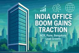 भारतातील ऑफिस स्पेस मार्केटमध्ये मोठी वाढ: कॉर्पोरेट विस्तार आणि हायब्रिड वर्कमुळे NCR, पुणे, बंगळूरू आघाडीवर