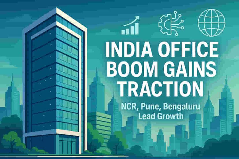 भारतातील ऑफिस स्पेस मार्केटमध्ये मोठी वाढ: कॉर्पोरेट विस्तार आणि हायब्रिड वर्कमुळे NCR, पुणे, बंगळूरू आघाडीवर