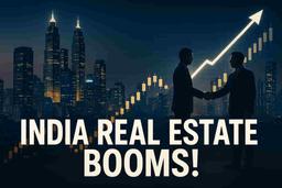 भारताचा रिअल इस्टेट सेक्टर स्थिर मागणी आणि मजबूत ऑफिस लीजिंगमुळे लवचिकता दर्शवत आहे.