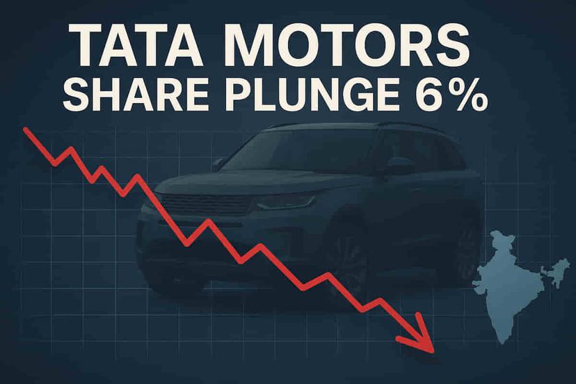 JLR चे तोटे आणि सायबर हल्ल्यामुळे Q2 निकाल कमकुवत, टाटा मोटर्सचे शेअर्स 6% घसरले