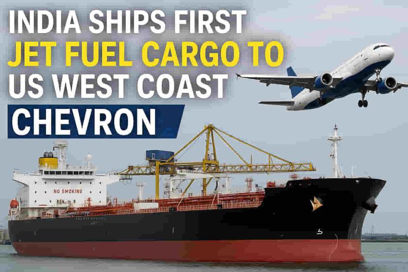 లాస్ ఏంజిల్స్ రిఫైనరీ కొరత నేపథ్యంలో, చెవ్రాన్ కోసం అమెరికా పశ్చిమ తీరానికి భారతదేశం యొక్క మొదటి జెట్ ఇంధన ఎగుమతి