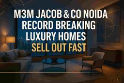 M3M इंडियाने नोएडा येथील Jacob & Co. ब्रँडेड रेसीडेन्सीसाठी प्रति चौरस फूट ₹40,000 चा विक्रम नोंदवला, युनिट्स झपाट्याने विकल्या गेल्या