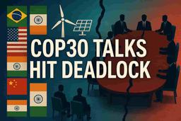 COP30 સમિટમાં મડાગાંઠ: ભારત-આગેવાની હેઠળના જૂથ દ્વારા ક્લાયમેટ ફાઇનાન્સ, ટ્રેડ ક્લેરિટીની માંગ, વાટાઘાટો ચાલુ