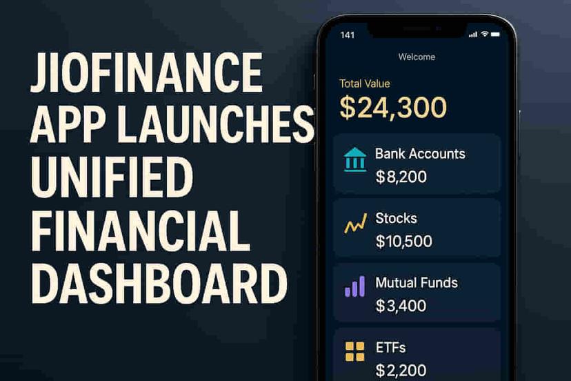 JioFinance એપે બેંક ખાતાઓ અને રોકાણો માટે યુનિફાઇડ ડેશબોર્ડ લોન્ચ કર્યું