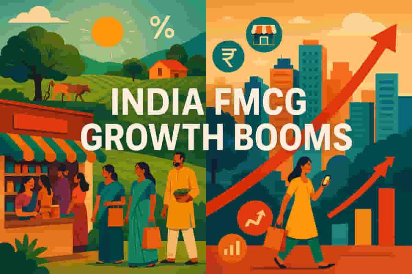 இந்திய FMCG துறை 12.9% வளர்ச்சியுடன் மீண்டெழுந்தது, GST மாற்றங்களுக்கு மத்தியில் கிராமப்புற தேவை முன்னிலை வகிக்கிறது
