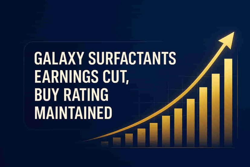 ગેલેક્સી સરફેક્ટન્ટ્સ: આવકમાં ઘટાડો થયો હોવા છતાં મોતીલાલ ઓસવાલે INR 2,570 ના લક્ષ્ય ભાવ સાથે 'BUY' રેટિંગ જાળવી રાખી