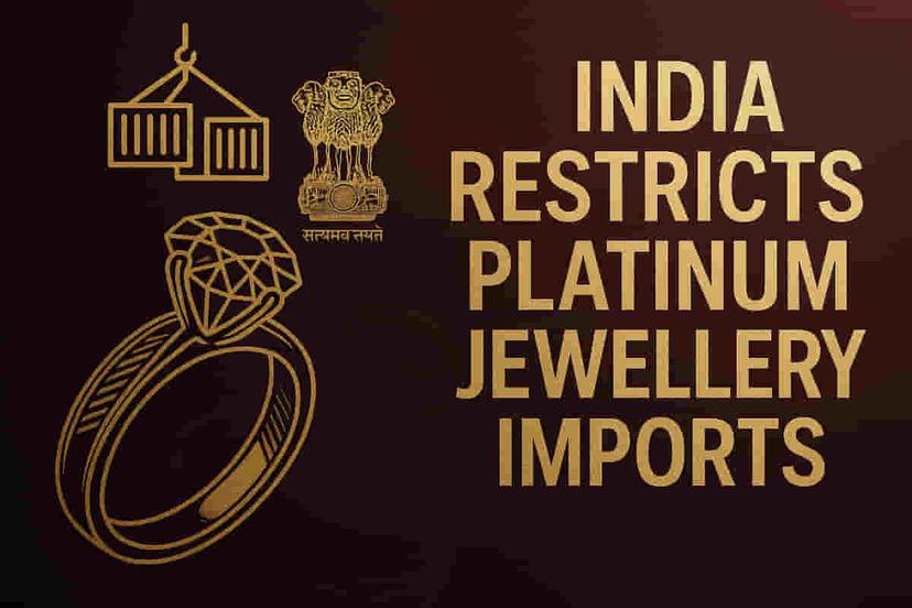 ભારતે પ્લેટિનમ જ્વેલરી પર એપ્રિલ 2026 સુધી આયાત પ્રતિબંધો લાદ્યા