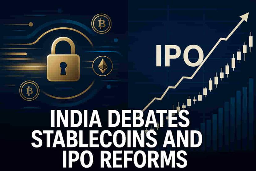 ભારતના ફાઇનાન્સિયલ ક્ષેત્ર સ્ટેબલકોઇન ના ભવિષ્ય પર ચર્ચા કરે છે, મોટા IPO અને કેપિટલ માર્કેટ સુધારાનો પ્રસ્તાવ