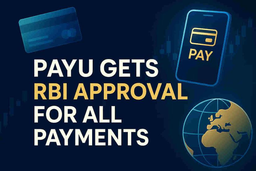 PayU को RBI से मिला ऑनलाइन, ऑफलाइन और क्रॉस-बॉर्डर ट्रांज़ैक्शन के लिए पेमेंट एग्रीगेटर लाइसेंस