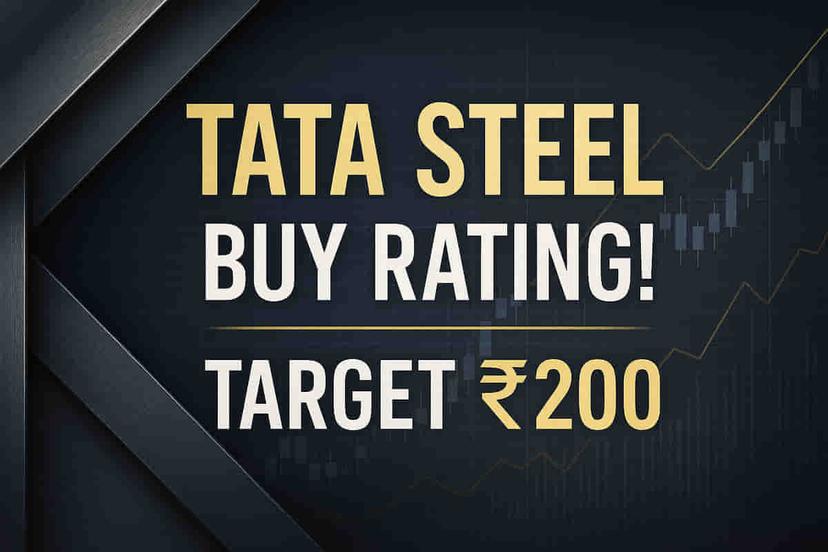 ટાટા સ્ટીલ: મજબૂત Q2 પ્રદર્શન બાદ Emkay ગ્લોબલે ₹200 ના લક્ષ્ય ભાવ સાથે 'BUY' રેટિંગની પુનઃ પુષ્ટિ કરી