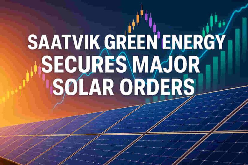 Saatvik Green Energy Secures ₹177.50 Crore Solar Module Orders, Boosting Order Book