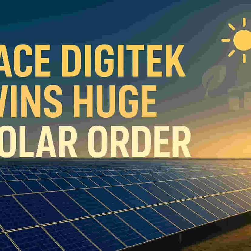 पेस डिजिटेक को महाराष्ट्र पावर फर्म से ₹929 करोड़ का सोलर प्रोजेक्ट ऑर्डर मिला