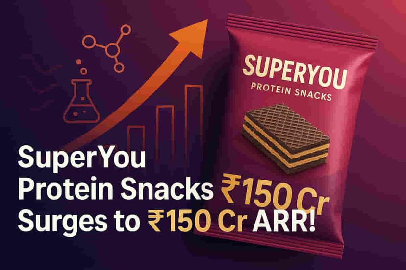 सुपरयू प्रोटीन स्नैक्स ने पहले वर्ष में ₹150 करोड़ का वार्षिक राजस्व हासिल किया, ₹1,000 करोड़ के विस्तार की योजना।
