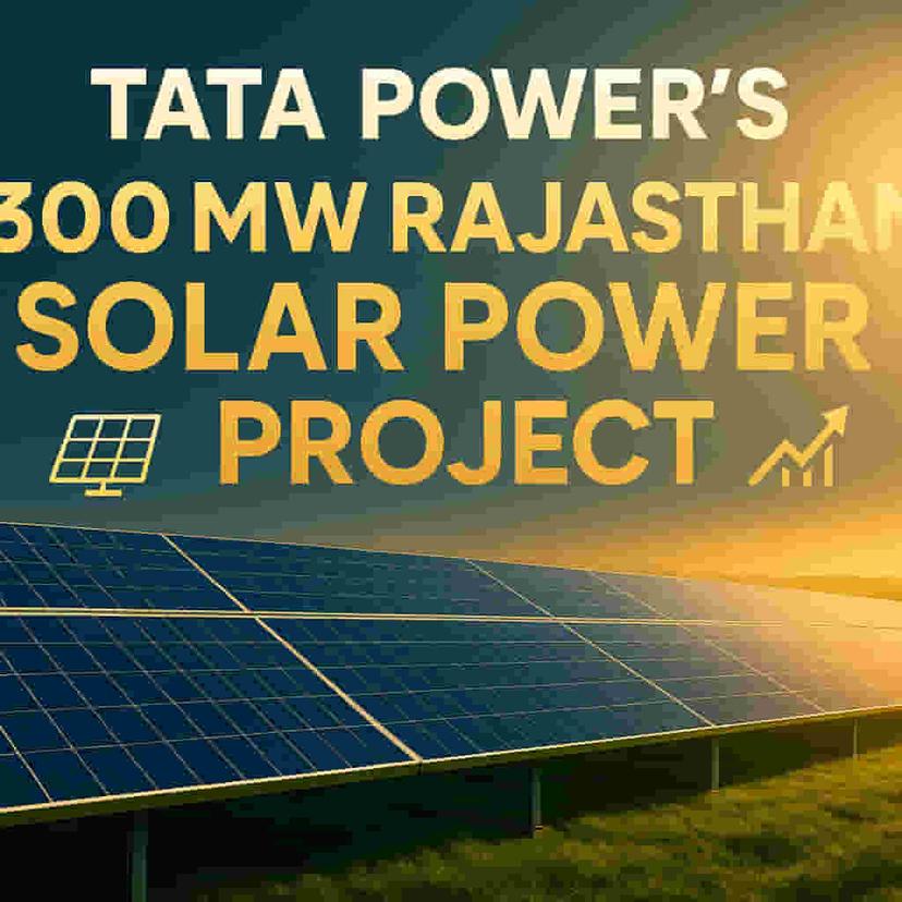 టాటా పవర్ రిన్యూవబుల్ ఎనర్జీ రాజస్థాన్లో 300 మెగావాట్ల సోలార్ ప్రాజెక్టును ప్రారంభించింది