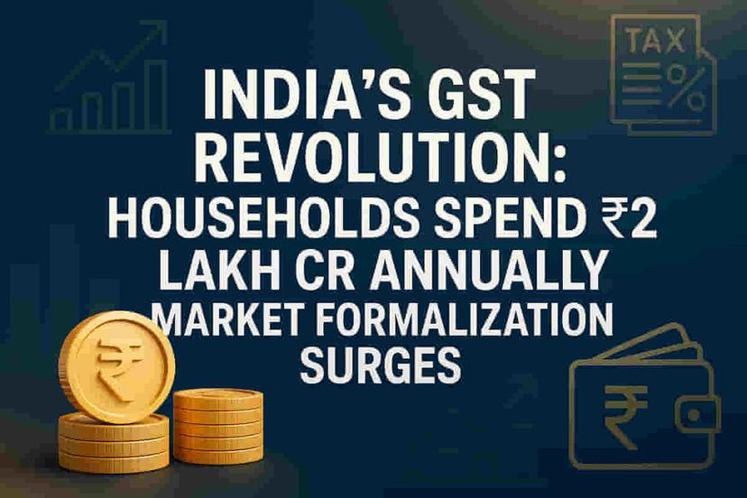 ஜிஎஸ்டி-யின் 8 ஆண்டுகால தாக்கம்: டன் & பிராட்ஸ்ட்ரீட் வெள்ளை அறிக்கை ₹2 லட்சம் கோடி வீட்டுச் செலவு, சந்தை முறைப்படுத்தலை (Formalization) உயர்த்தியது வெளிப்படுத்துகிறது